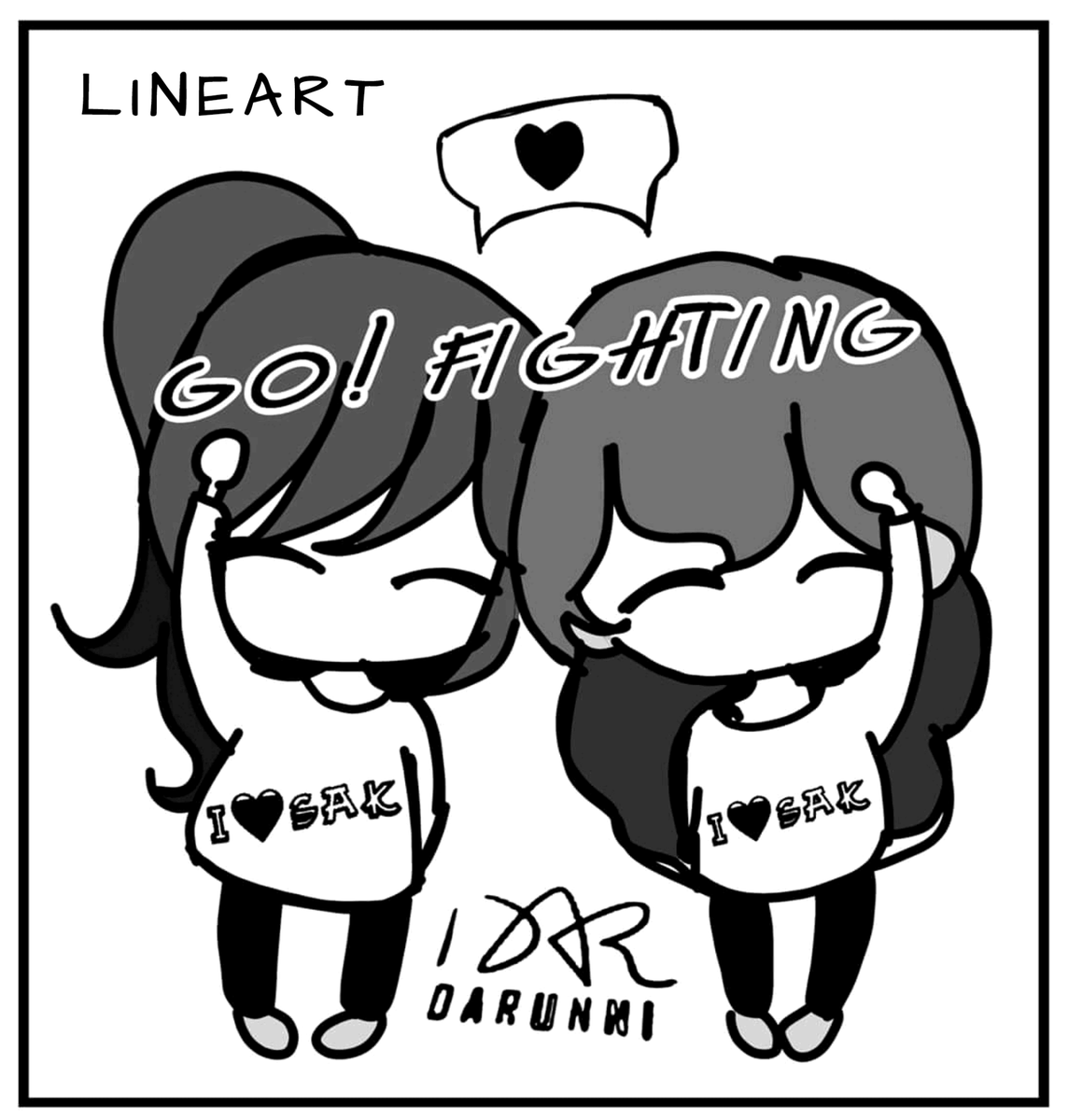ri_iloveu's tweet photo. 080120 #SAKturDAY 78th Artwork (Clarelle "Go! Fighting~" Emoji) π₯
#WIP Complete #Lineart π
All Credits to our Author @Darunni π
(~ILoveU-riβοΈ Fan Art!)
#shesAkeeper #Gofighting #Emoji #fanart #digitalart #chibi #chibiart #yuri #GL #girlslove #comic #webtoon #webcomics #arts https://t.co/3ezmf1BBJ0
