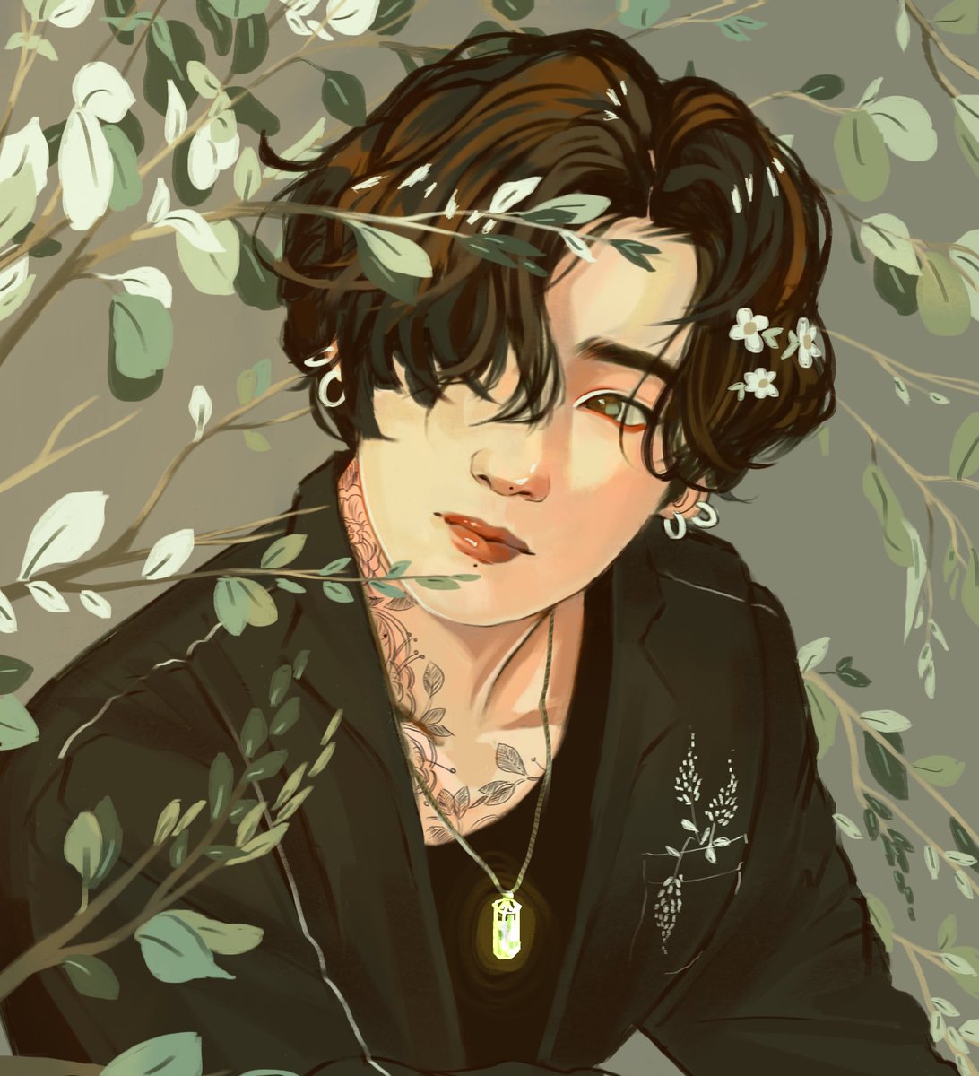 AleksnDoodles's tweet photo. forest witch jeonggukie 🥺🌿🌱🥬☀️ https://t.co/vhJfvbb4fN