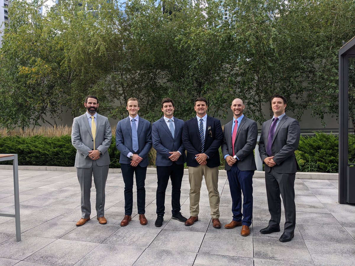 The new Rush Sports med and shoulder fellows. #letsgo #rush #sportsmed #rushmed #midwestortho @BlakeBonesMD