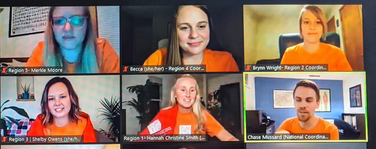 TLHazelett's tweet photo. FMIG Happy Hour is a wrap!  Thank you to this year's leadership, Chase, Hannah, Merkle, Brynn, Shelby and Rebecca - and congrats to all the amazing POE winners! @HChristineSmith #aafpnc @mussardMD https://t.co/FPfjY5MI6P