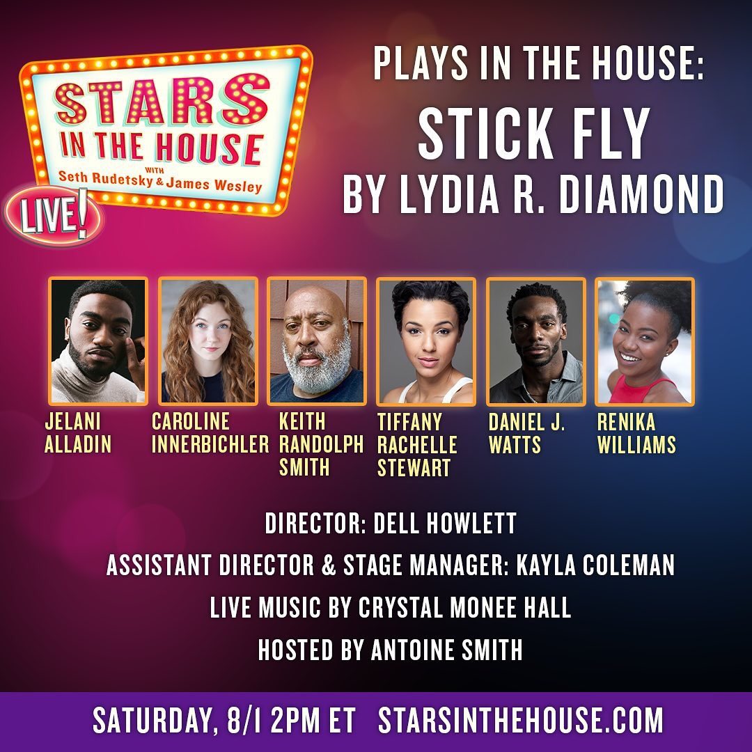 alifeinthearts's tweet photo. Tomorrow is the perfect day for a play: don’t miss @JelaniAlladin, @DWattsWords & more in #STICKFLY, with original music by @crystalmonee, on @StarsInTheHouse at 2 pm ET! #TheaterAtHome #PlaysInTheHouse https://t.co/x27eQTCiSK