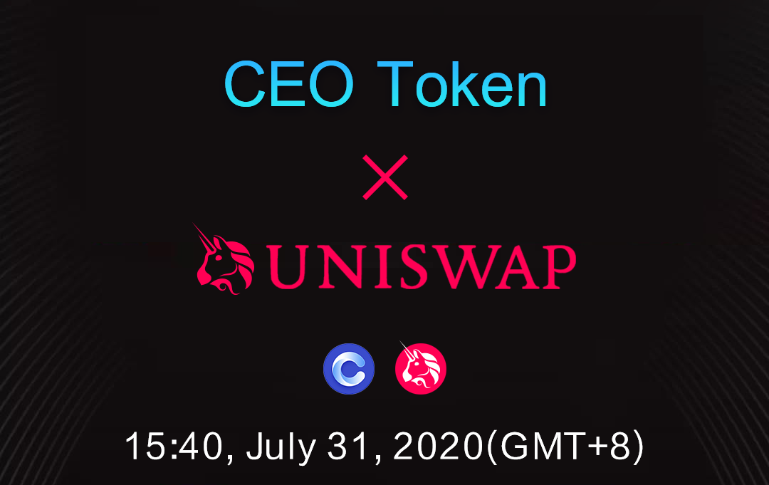 CEOGLOBAL_EXCHA's tweet photo. $CEOToken Listed on @UniswapProtocolrom
15:40(UTC+8) July 31, 2020
Trade at: https://t.co/mI4trAmYlv
Contract address: 0x4465b019541FEb988D53ef602Aaf70893D5662C8 https://t.co/yc9E5aJ6GY