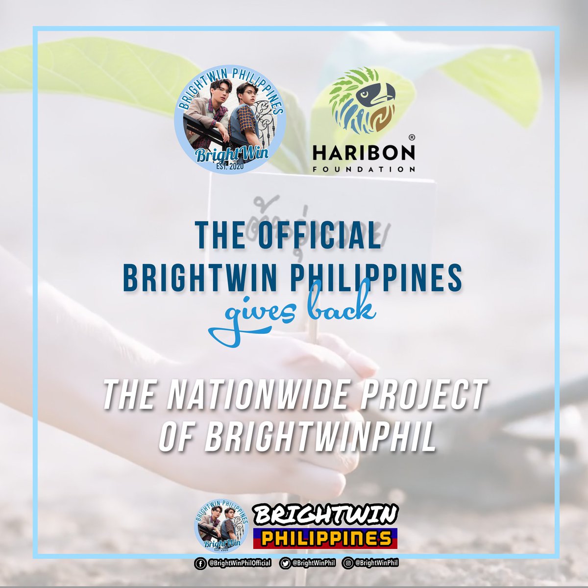 Saan ka man ay TUTULONG TAYO! It's OUR TIME to give back, BrightWins! After fulfilling our mission in 2Gether Forever With This Tumbler Project, we decided to EXPAND & REACH OUT GREATER HORIZONS, in the name of BrightWin! Sa Luzon, Visayas, at Mindanao. KAMI’Y KASAMA NIYO 
