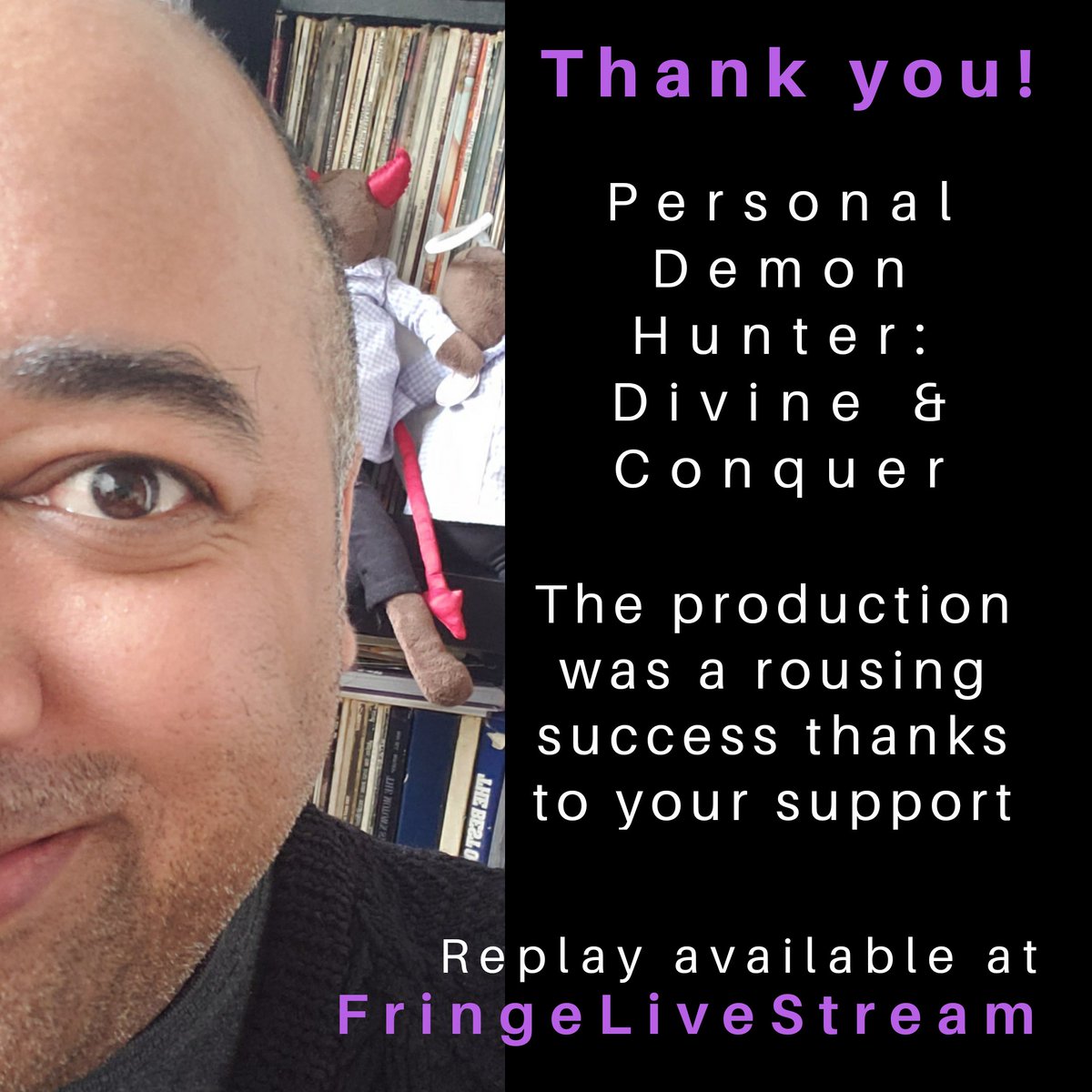 Thank you to everyone who joined me live last night. It is fulfilling to create and perform.
<a href="/Fringelive2020/">FringeLiveStream</a> 
@VelvetDuke

facebook.com/fringelivestre…