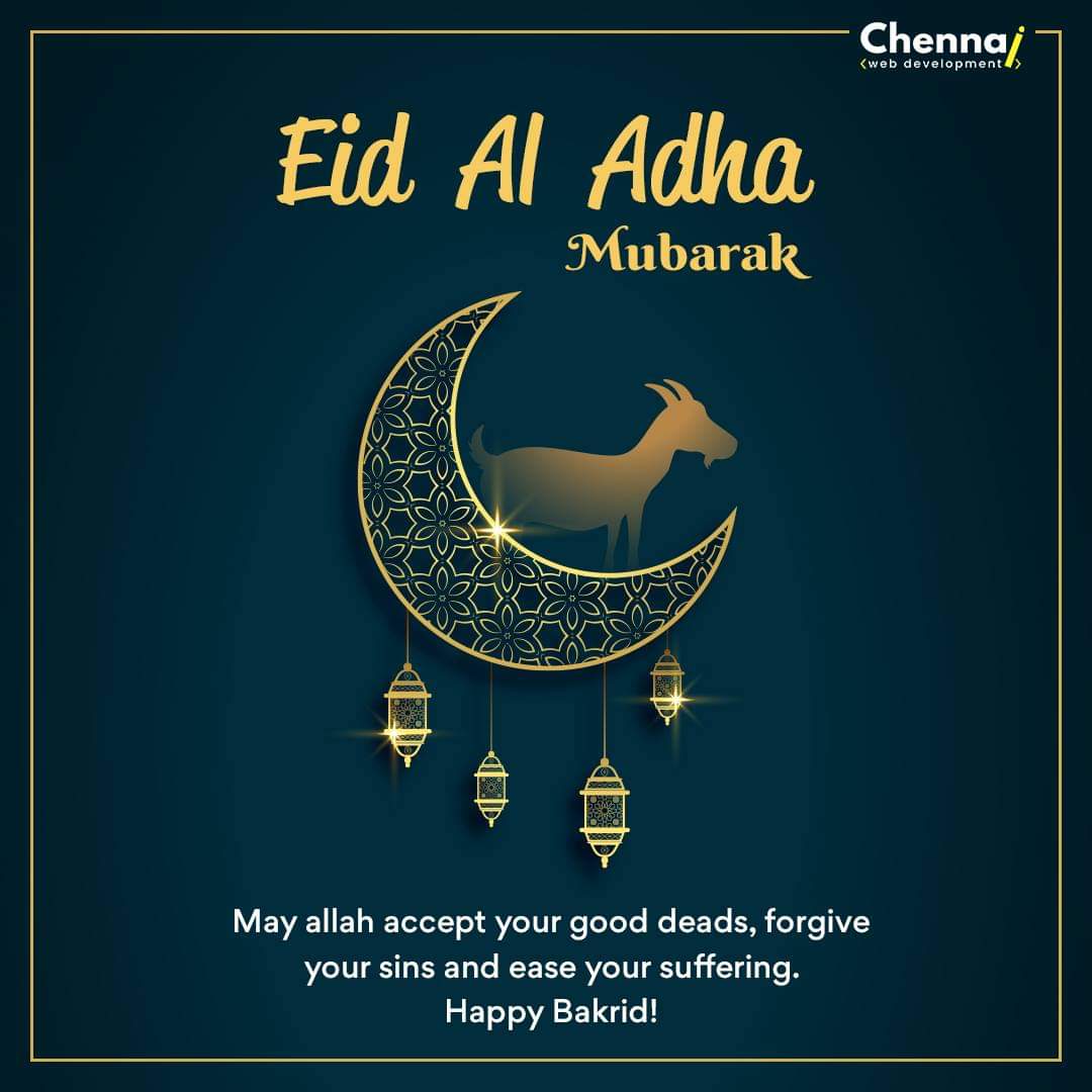 chennaiwebdvlp's tweet photo. Eid is all about sharing what we have and caring for those in need.🤲 #chennaiwebdevelopment 🙏 wishing you a wonderful Eid al-Adha this year! 🕋☪️
#eidaladha #eid #eidmubarak #ramadan #islam #eiduladha #eidcollection #muslim #eidoutfit #islamic #bakraeid #muslimfestival https://t.co/SupGx8pqyO