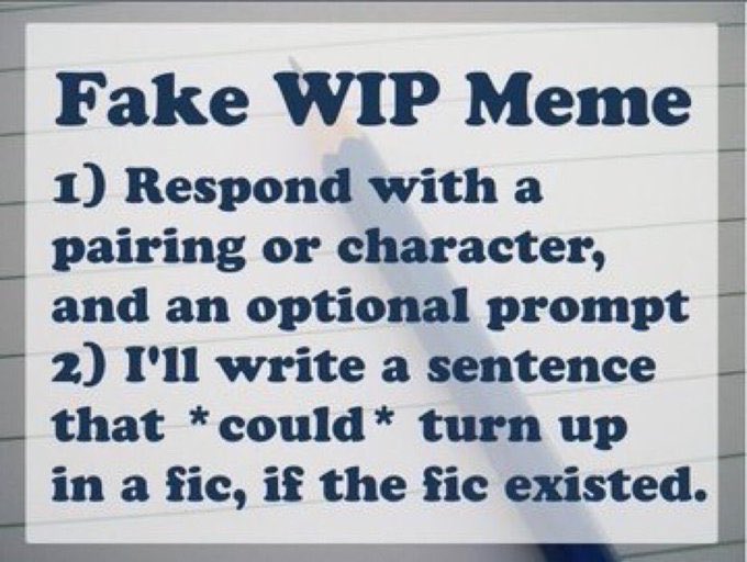 DeviantNewt's tweet photo. Oh fuck that, I'll do it too.
Witcher, Black Sails, Hannibal, D:BH, Teen Wolf, subpar Supernatural, MCU, The Hobbit and LoTR are on the menu, I guess. If you know another fandom that I like and forgot to mention, go for it. Might help stretch my brain. https://t.co/TW82KBbpX4