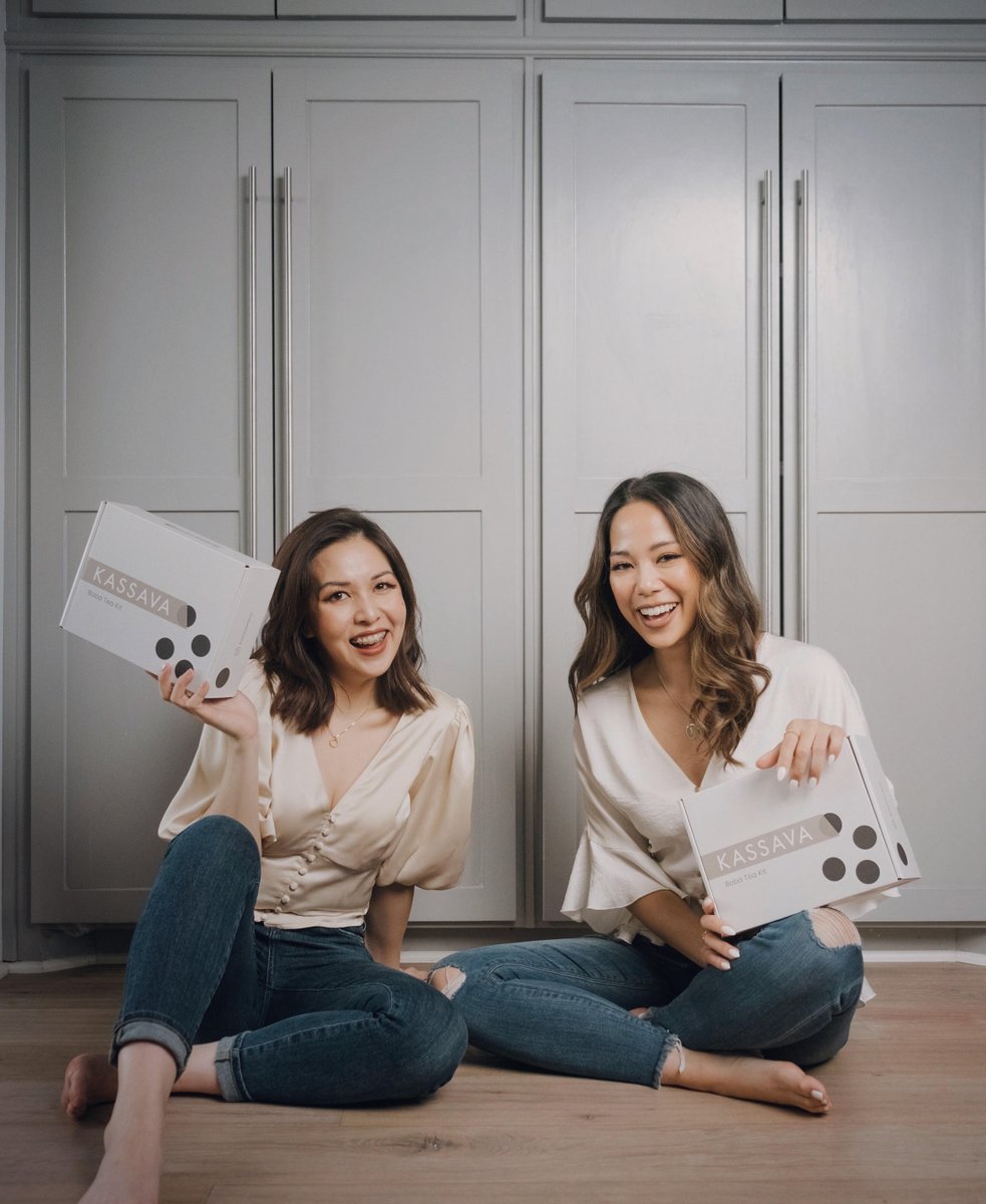 KassavaCo's tweet photo. Just stopping in to say hello! We are Vy and Victoria, co-founders of Kassava Co. ,a women minority owned boba tea kit business! #boba #bobatea #bobamilktea #milktea #bobateakit #bubbletea #bobatime #bobalife #bobaislife #milktealover #milkteaboba https://t.co/JaPmosXBpw