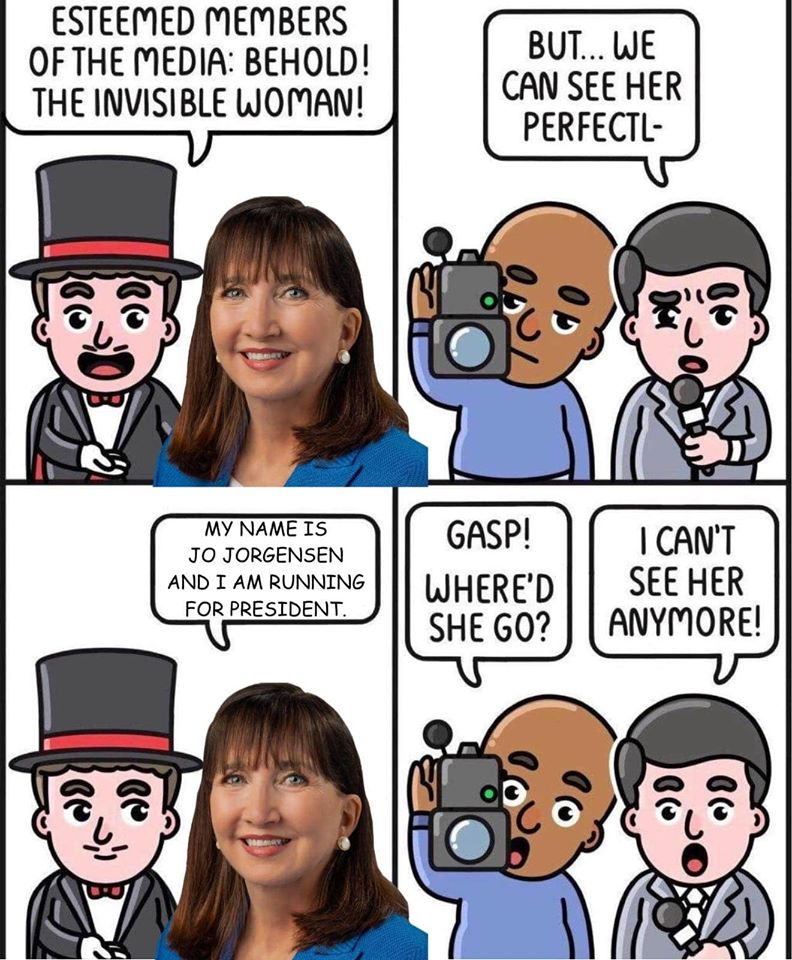 Jo Jorgensen On Twitter Funny How That Works Election2020 Votegold Votebold Votelibertarian