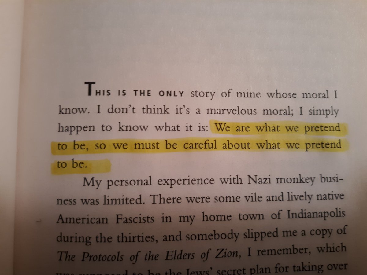 I wont spoil anything, but the book is about him struggling w/whether or not he did a good thing by spying for the US since he also kinda sorta accidentally inspired a bunch of nazis to be better nazis. Hence one of my favorite quotes: