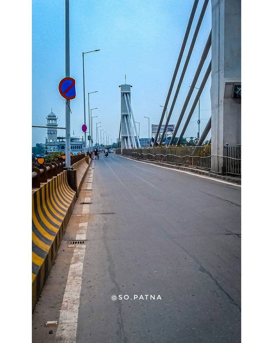 so_patna's tweet photo. LOCKDOWN VIEW (Patna Cable Stay Flyover)🔒🔒
. 
COVID_19
.
बिहार को और करीब से जानने के लिए हमें follow करें @so_patna.patna और यूज करें #sopatna अपने post में।
.
#patnabihar #portraits_mf  #portraitsindia #zeebiharjharkhand #portraitstyles_gf  #heypatna #indiatravelgram https://t.co/m2DwtFzOXe
