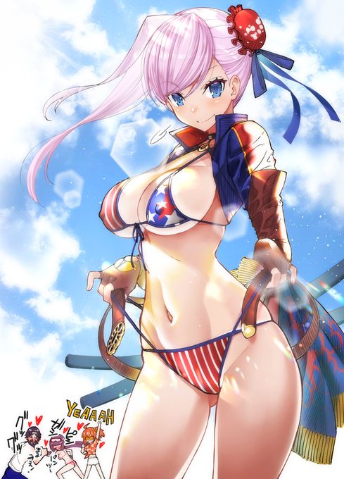 突然の夏日で暑すぎぃ・・・ 水着絵マトメで少しでもTLに 涼 をお届け  #FGO #暑すぎるので水着をUPして元気を出そう 
