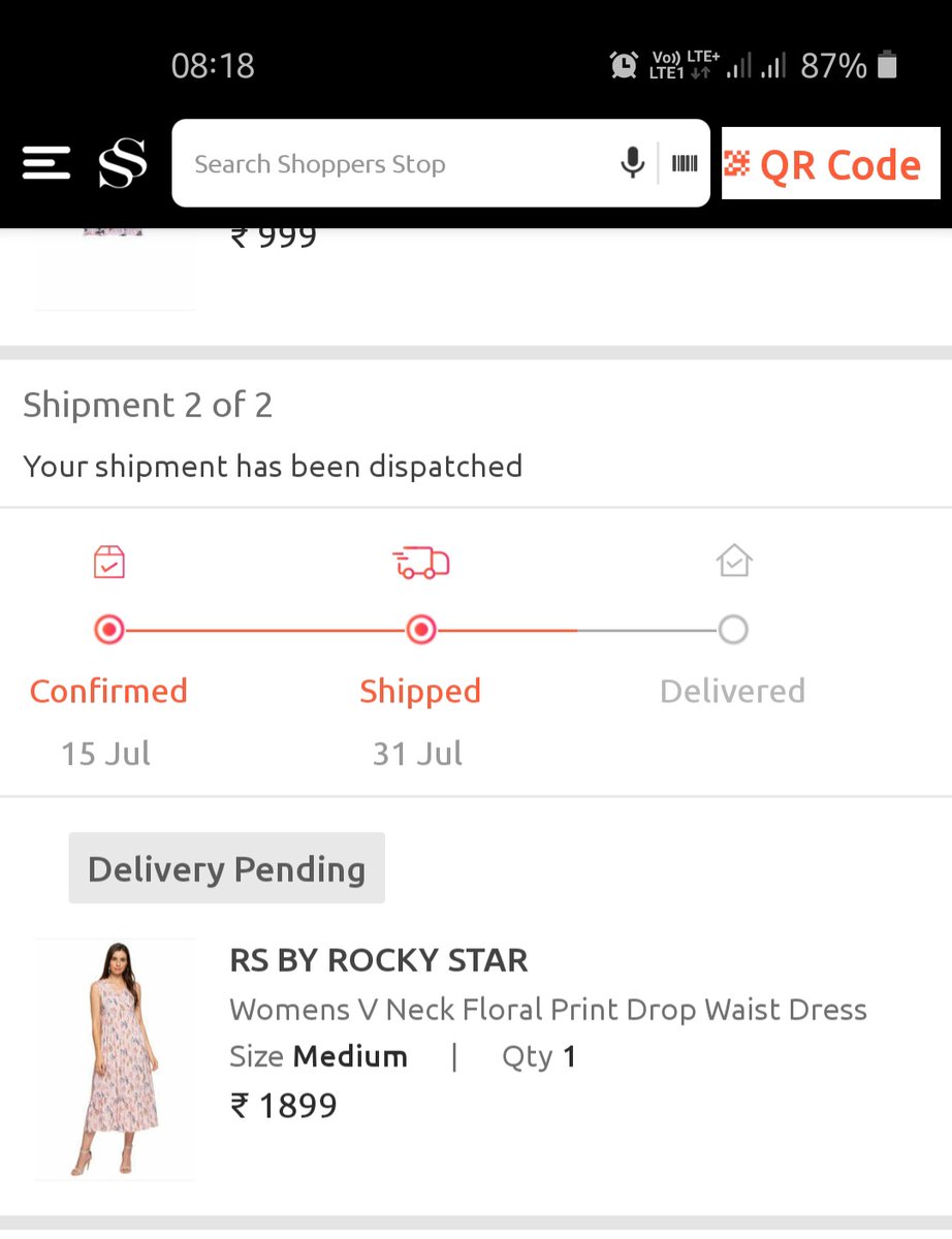 UtsavThakar3's tweet image. Coming across one more poor customer service example. @shoppersstop @no_service #onlineshopping #poorresponse
#zerorating
I have order product via shopper stop post multiple follow still getting same response that delivery partner is not picked up.

I feel they are worst