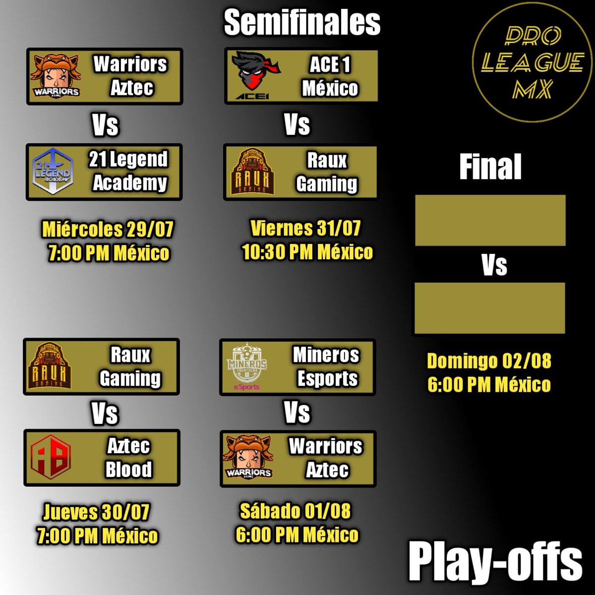 PRO LEAGUE MX tweet media