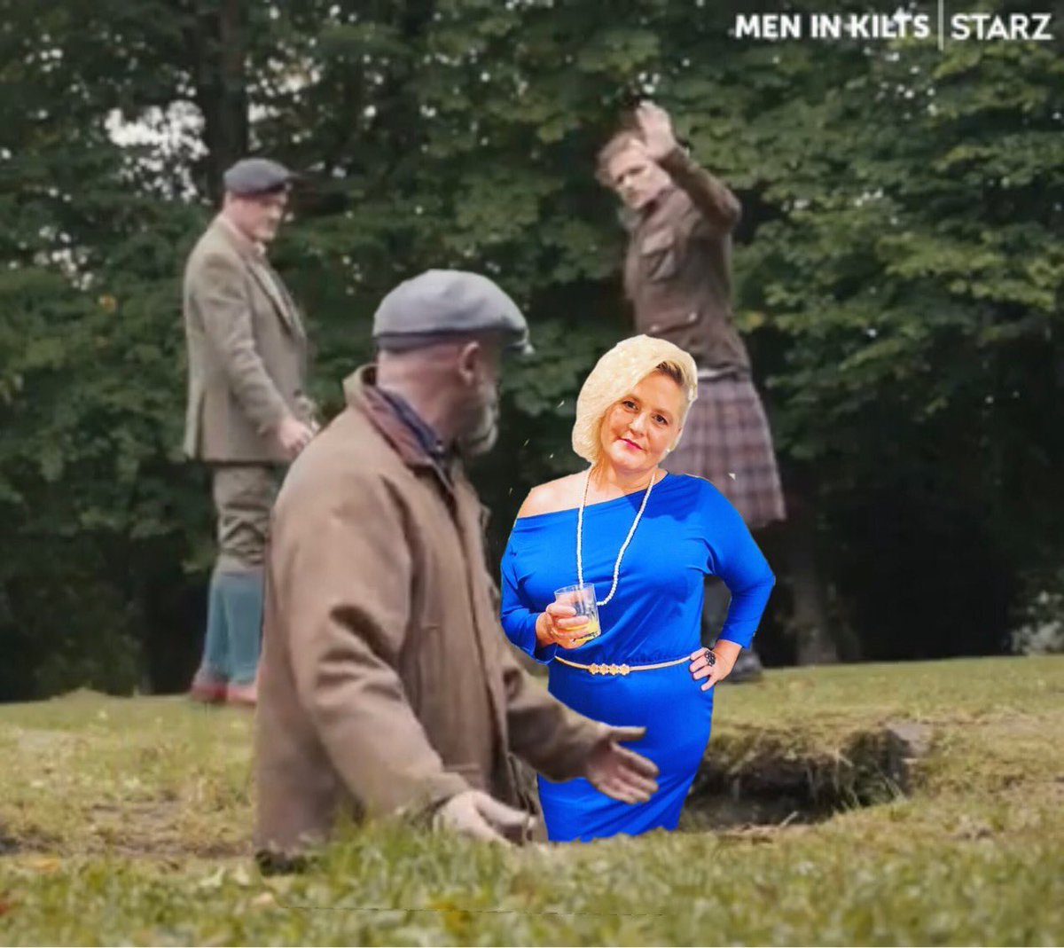 RuschAudrey's tweet photo. When a pandemic prevents any traveling, take a virtual quarancation and have a few with @grahammctavish and @SamHeughan on their @MenInKiltsSTARZ tour across Scotland! @peekaboo_jen you inspired me. #whiskyNhistory #quarancation #meninkilts #ICanDrinkthemunderthetable #funtimes https://t.co/40WAOh730d