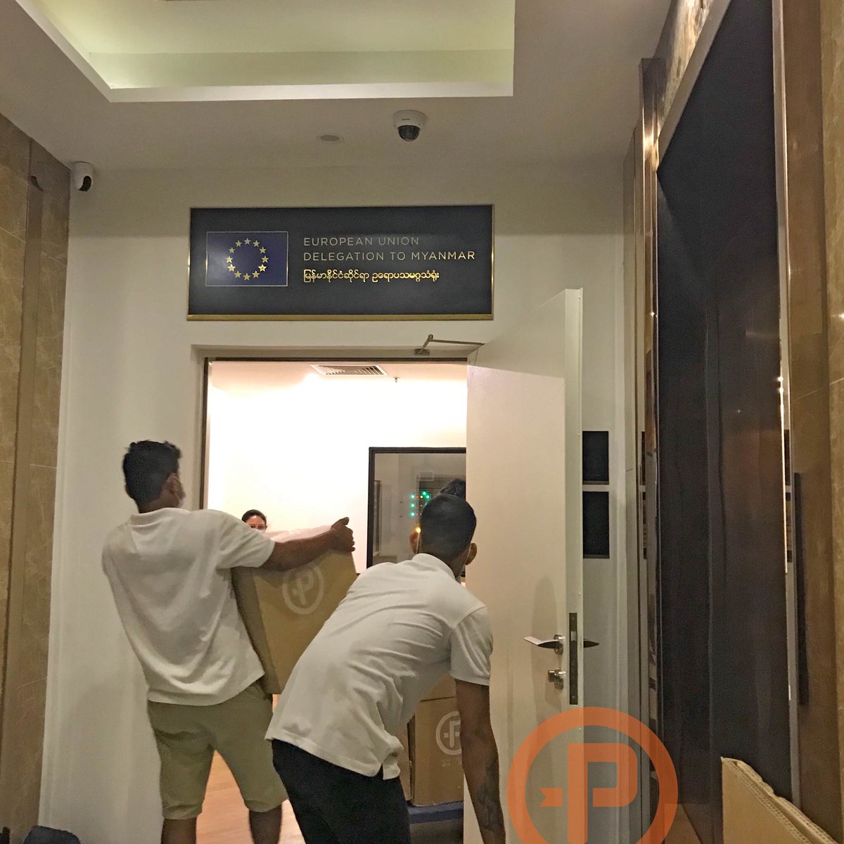 PathwayMoving's tweet image. Over the last several months we've been helping the European Union relocate to their new office. #yangon #myanmar