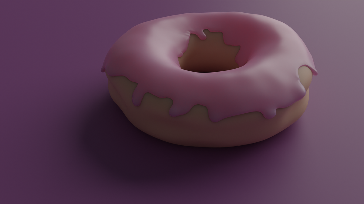 shinoluigi's tweet photo. Don't -> Donut -> Donuts in #blender thanks to the #blenderguru #blendergurututorial @andrewpprice #3D #3dmodeling #donuts #pink #sprinkles #plate #food #sweets #dessert #chocolate https://t.co/1Rujdd2xW5