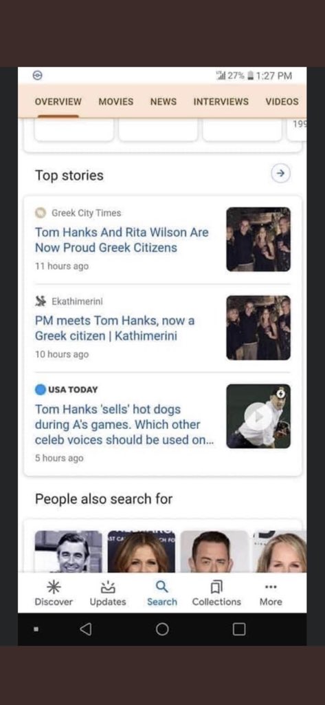 World9The's tweet photo. Well...well ....well... looks like someone got a lil scared and wants freedoms to be a sicko... #Pedowood  #pedogate #pizzagate #tomhanks #theelite https://t.co/WhufTygHmb