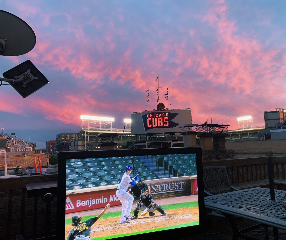 aleexavrs's tweet photo. This view! This team! Go @Cubs Go!! @WatchMarquee #flytheW https://t.co/xISNJ1H2ep