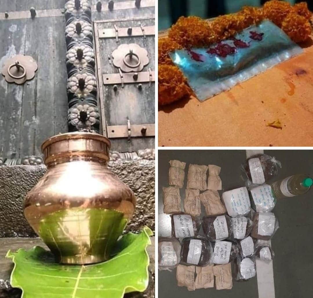 ShriRamTeerth's tweet photo. श्री बद्रीनाथ धाम, छत्रपति शिवाजी महाराज के किला रायगढ़, श्री रंगनाथस्वामी मन्दिर, तमिलनाडु, श्री महाकालेश्वर मंदिर, हुतात्मा चन्द्रशेखर आज़ाद व बलिदानी बिरसा मुंडा की जन्मभूमि सहित सभी तीर्थों और बलिदानी वीरों के प्रेरणा स्थलों से मिट्टी, जल और अन्य वस्तुएं अयोध्या पहुंची हैं। https://t.co/YRbi5MDs5t