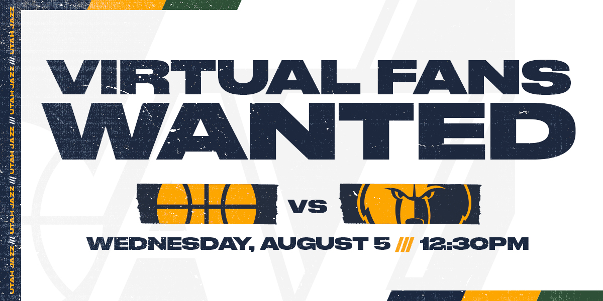 utahjazz's tweet photo. 👥 Want to be up on the video boards when we take on the Grizzles? 👥

𝚂𝙸𝙶𝙽 𝚄𝙿 » https://t.co/NTBKZENcZf https://t.co/uLZSXZVd8E