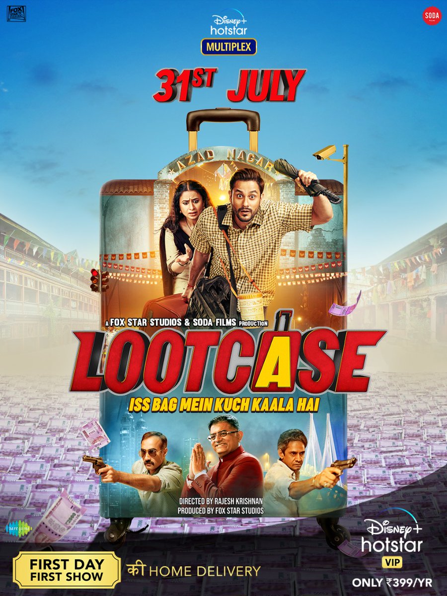 105. LOOTCASE @DisneyPlusHSOne of the best comedies in recent times with some HILARIOUS moments. @rajoosworld directs well. @kunalkemmu is fab. @RasikaDugal  @raogajraj  @RanvirShorey give superlative acts. @ActorVijayRaaz & his natgeo metaphors are too good.Rating- 8.5/10