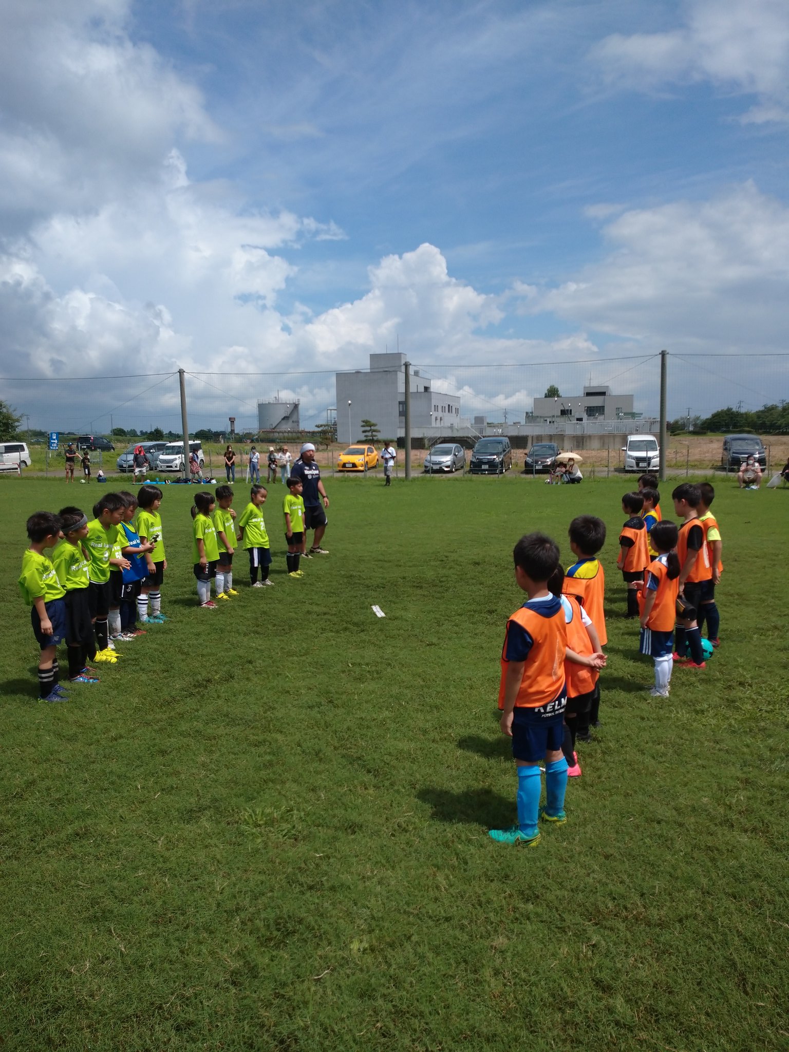 新潟ナポリfc 三条jr U 8交流会 加茂市サッカー場 レアル加茂さん ありがとうございました