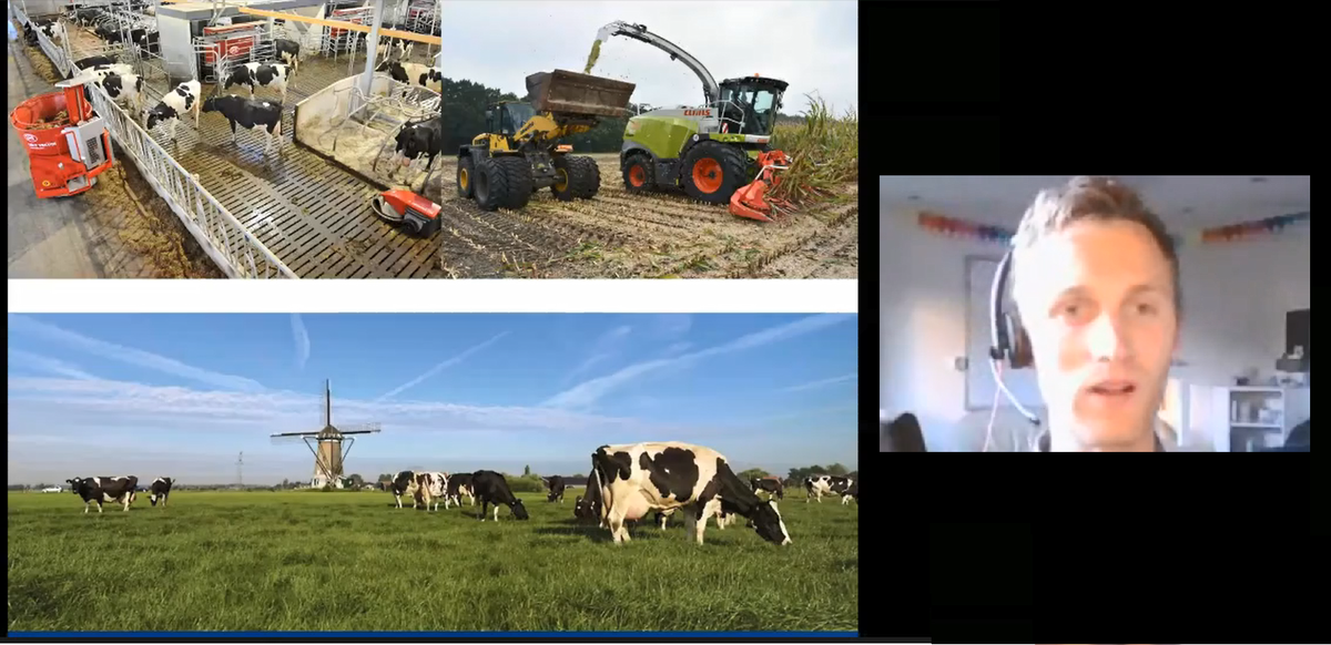 aviscarram's tweet photo. "If you want to start improving something 1st you have to make a plan. You can't do everything at once you need to do a selection of what do you want". This is the @ForFarmers' approach through Melk€fficient Program. #VirtualStudyTour on Dairy Productivity and Quality @Agriterra https://t.co/Nei1SQkB6G