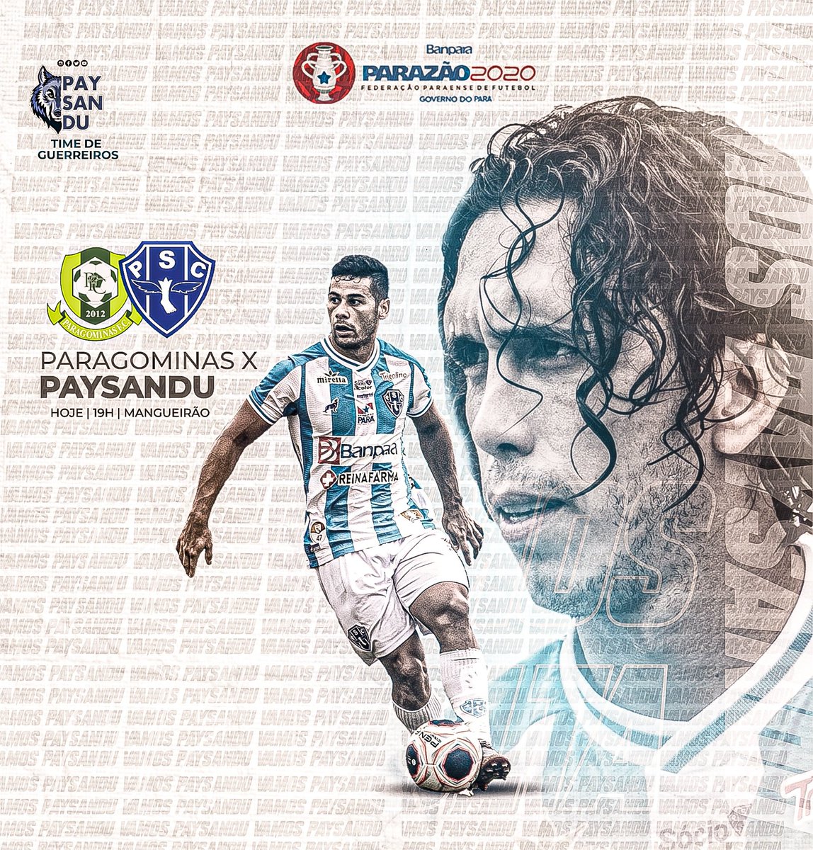 Paysandu Time De Guerreiros 48x On Twitter Opapaovoltou Hoje Tem Papao Campeonato Paraense Paragominas X Paysandu Hora 19 00 Data 01 08 2020 Local Mangueirao Transmissao Cultura Vamospapao Arte Albert21soares Https