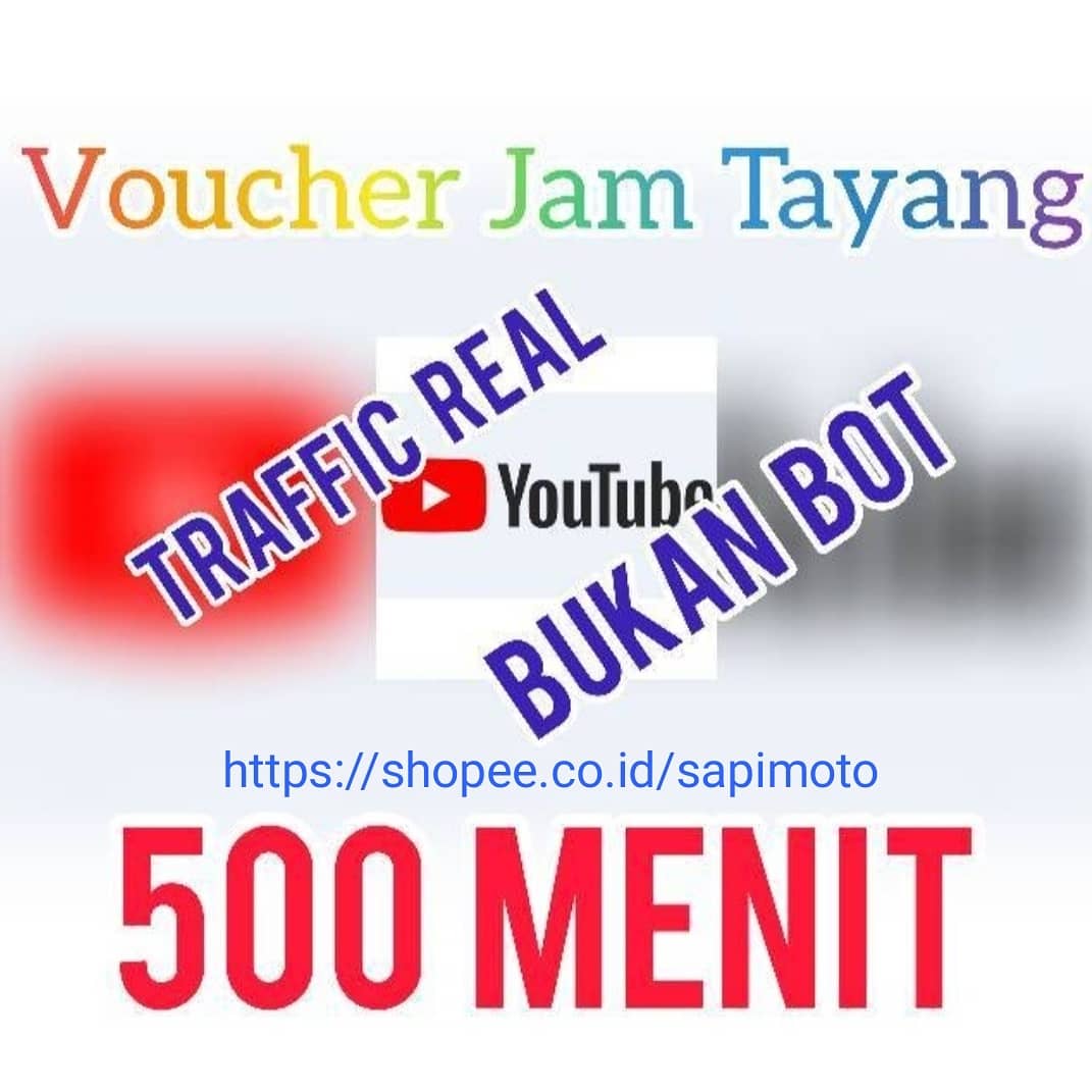 VideoSapi's tweet photo. Jual jam tayang ataupun viewer YouTube, traffic real bukan BOT. Transaksi aman lewat Shopee.
https://t.co/N6U5SCjVe0 https://t.co/EZSECO70LJ