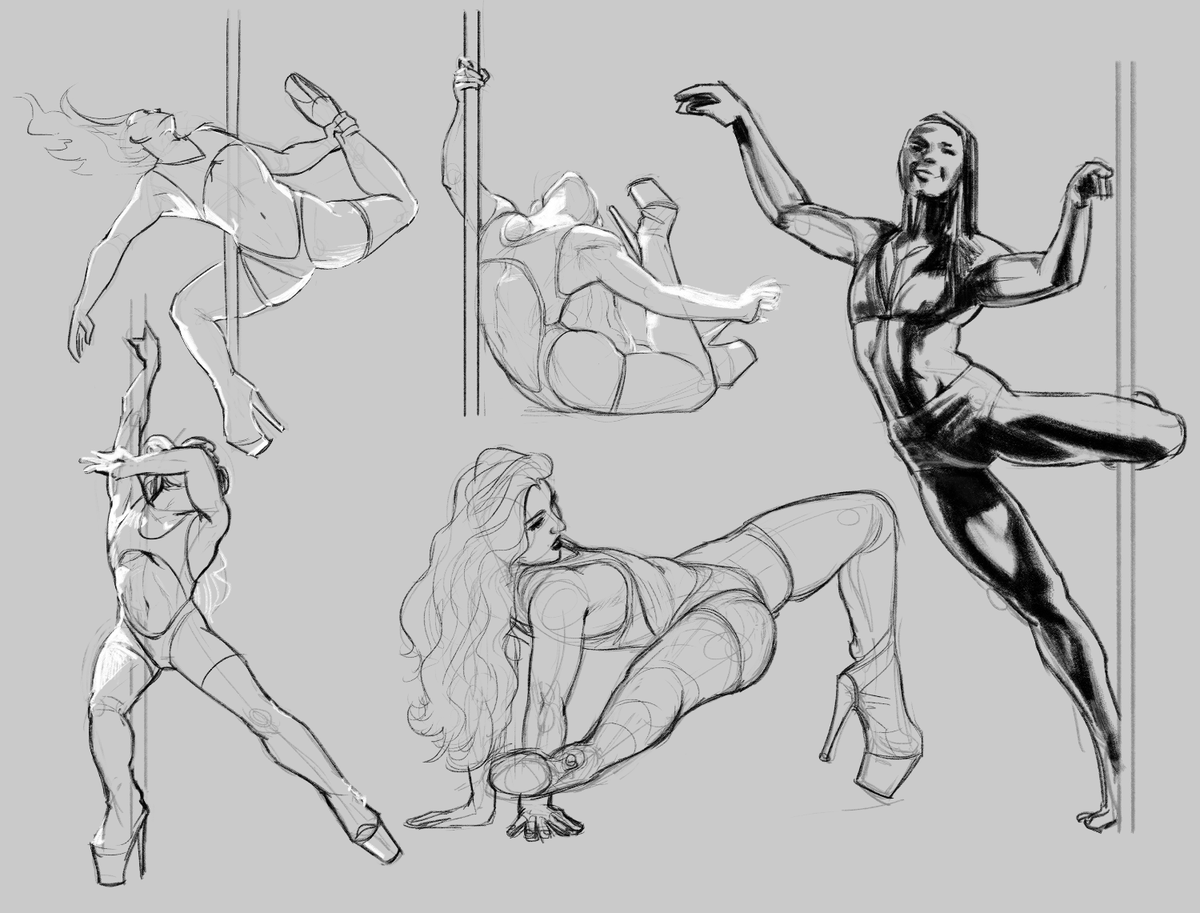 some studies from this month bcs feelin Rusty artwise 