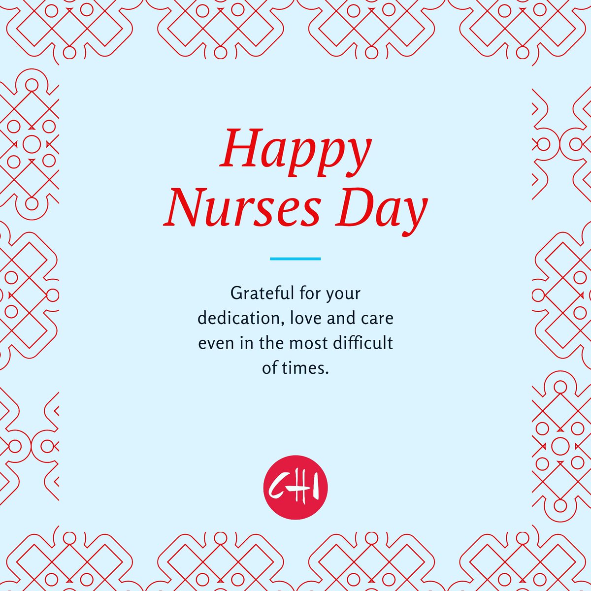 Happy Nurses Day from all of us at CHI!

#theCHIfactor #covid #Chi #healthcare #Nurses2020 #NursesDay2020