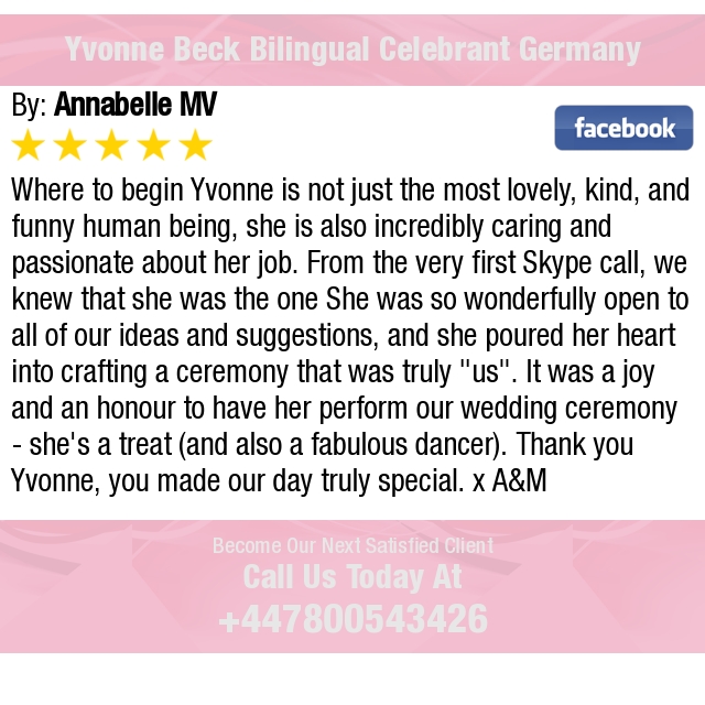 Bilingual Wedding Celebrant/London/Berlin tweet media