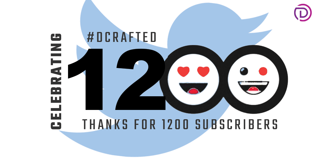 TheDcrafted's tweet photo. Thanks For 1200 #Twitter Followers Everyone ! Keep Loving #Dcrafted We Will Try To keep You Updated and Bring New Videos. https://t.co/lkgrMf6NUb