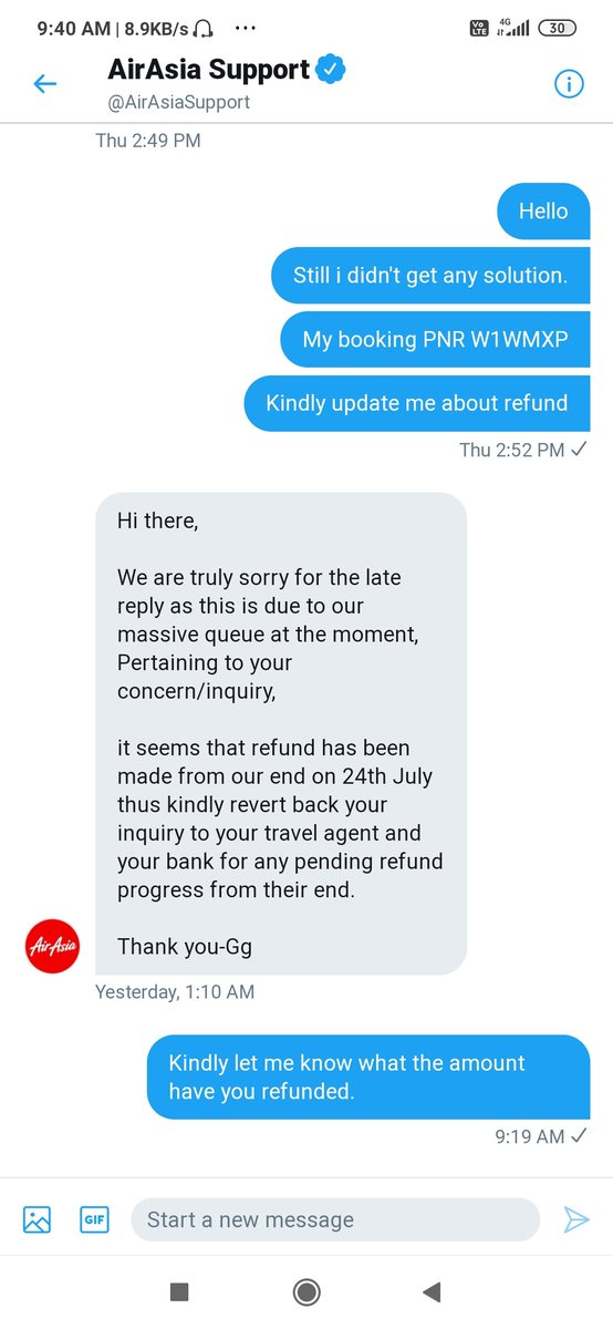 swapnil_kr's tweet photo. @goibibo @tourismgoi 
I hv tried to contact goibibo many times but ur app interface hv no option to contact directly. No any helpdesk number and even no any email id for complain and also no any reply in DM.
Whats my refund status for my booking PNR W1WMXP. https://t.co/iQ6HB7XjXq