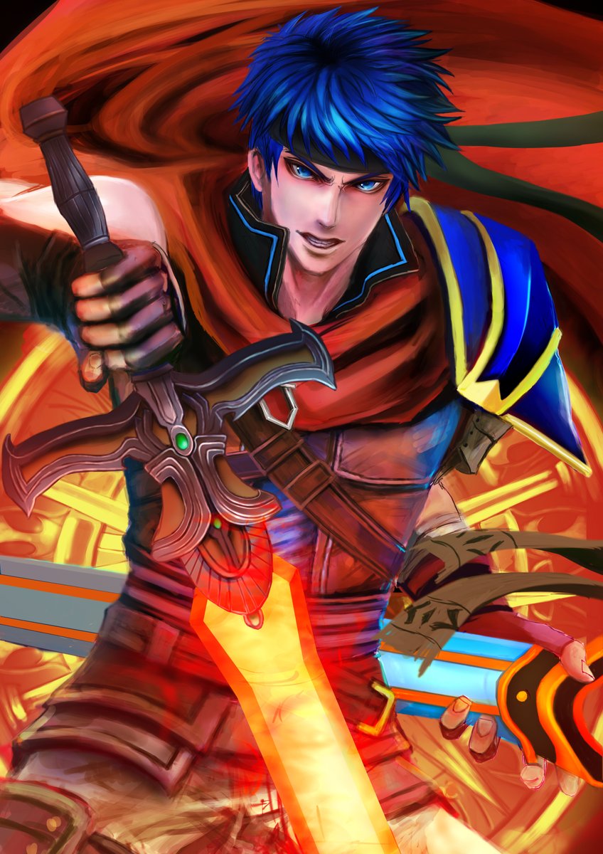 アイク(ファイアーエムブレム) 「3年の歳月 3 years
#スマブラSP #SmashBrosUltimate」|カイルのイラスト