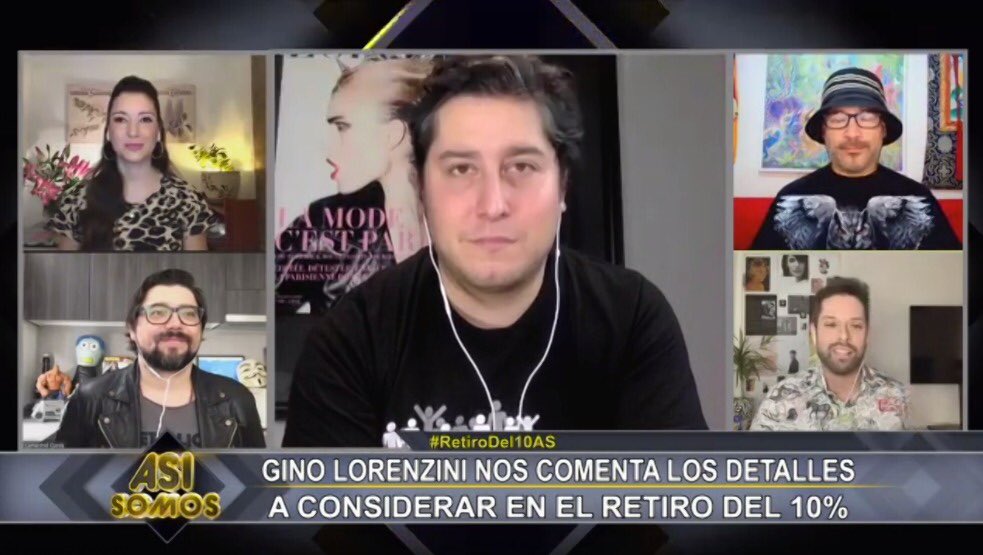FyFLive_CL's tweet photo. Los detalles a considerar en el retiro del 10%. Gino Lorenzini participa en Así Somos de La Red #RetiroDel10AS https://t.co/2WbxYwUGHw