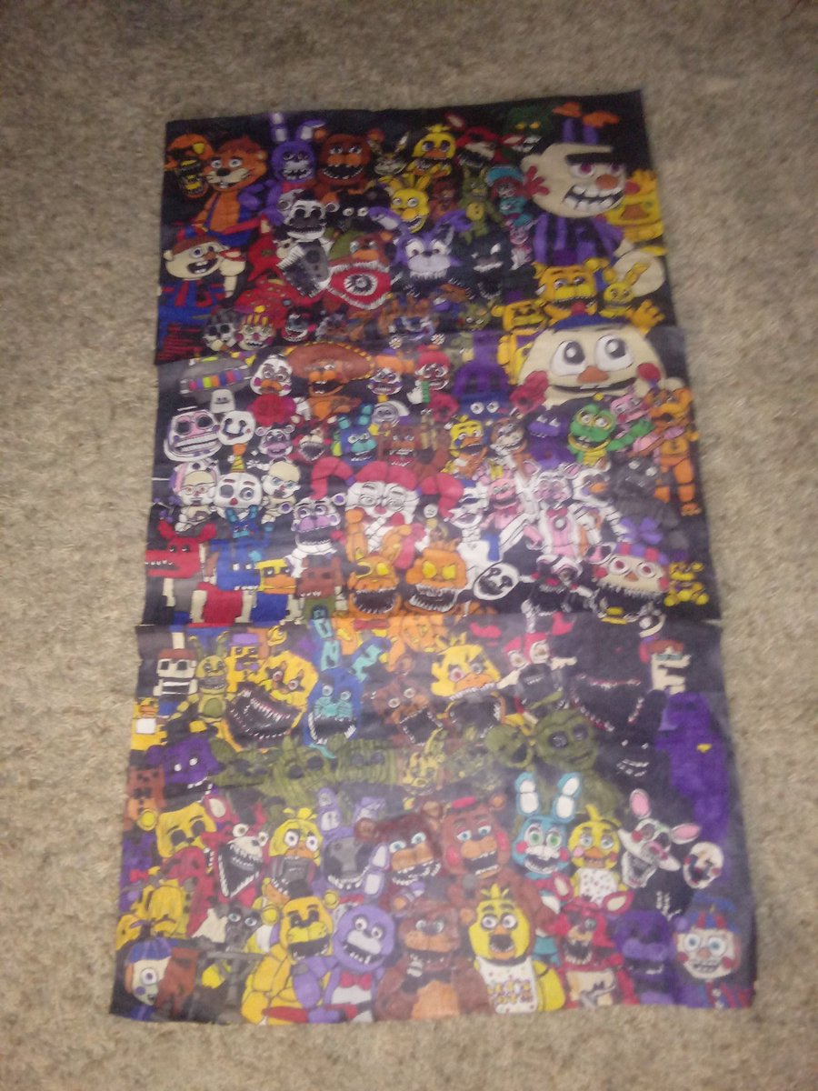 JacobZook8's tweet photo. @real_scawthon just wanted to say thank you for the games you have made they have made a big impact on my and many others life's. So for fnaf's 6 year anniversary I made this https://t.co/BfT4mnTrTi
