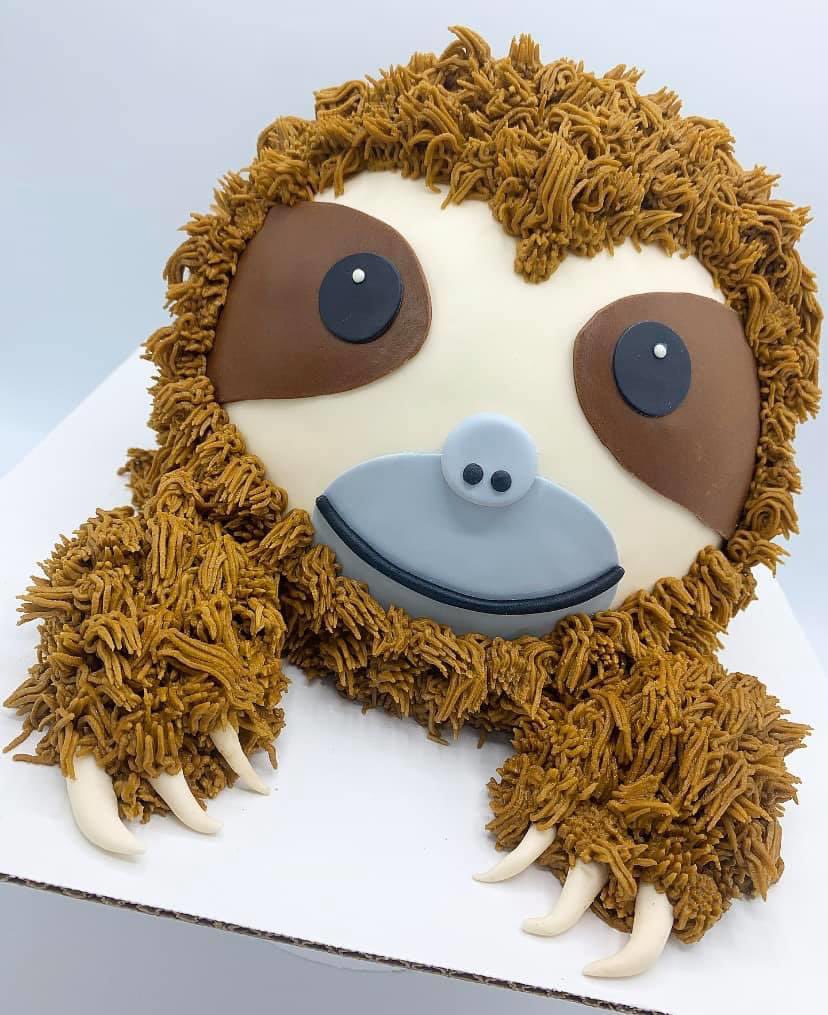ConfCakeStudio's tweet photo. #sloth #cake #cakes #cakeart #cakedecorating #confectionscakestudio #StatenIsland #NY #NYC #NewJersey https://t.co/3rS4HMuzwr