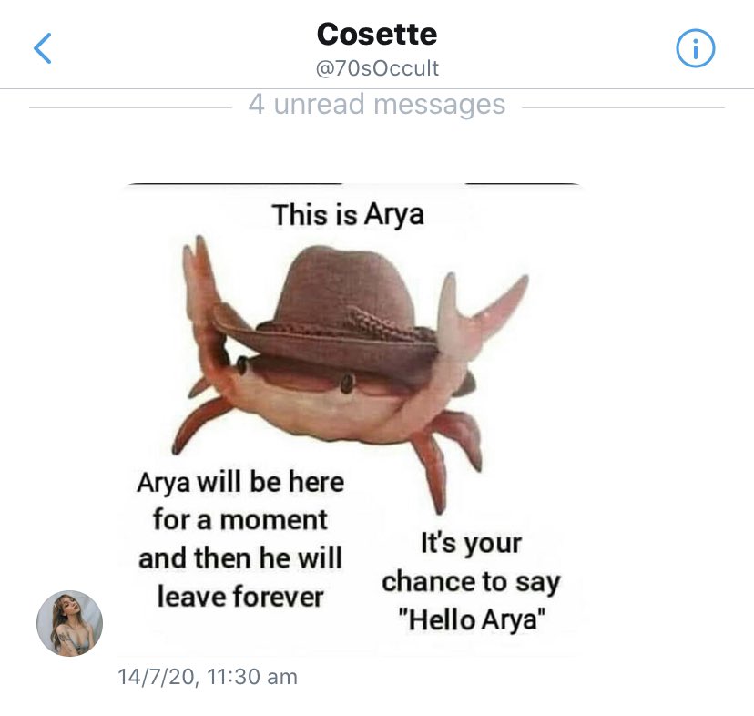 thanks this is me @70sOccult