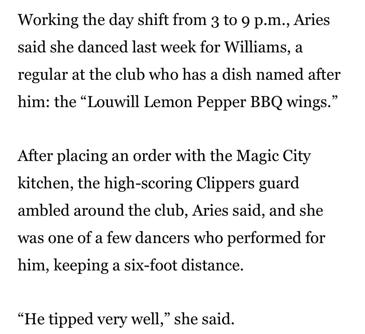 TheDunkCentral's tweet photo. A dancer at Magic City said Lou Will tipped her ‘very well’ last week 💰 

(Via LA Times https://t.co/GbEFL3QEKn) https://t.co/6Aq7IwhYyW