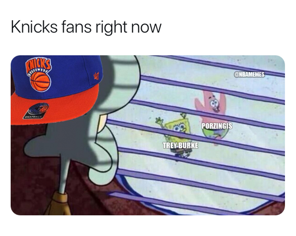 NBA Memes on X: Ah, the life of a Knicks fan