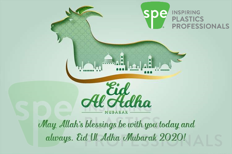 spe_india10's tweet photo. Society Of Plastic Engineers India (SPE India)
Wishing You all
BAKRA-Eid Mubarak
.
#extrusion #pipes #plastics #Plastic #Industrial #mold #machine #blowmoulding #injectionmoulding #moulding #molding  #pipe #events #Conference #EidulAzha  #eidmubarak2020 #EidAlAdha https://t.co/HP2kViz842