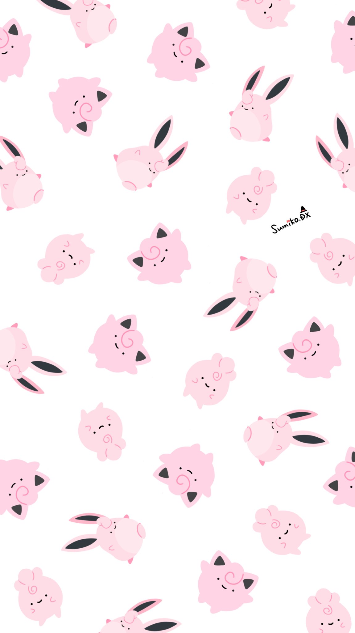 すみこ デラックス トゲピーたちとプリンたちの壁紙 T Co Psehsfouv7 Twitter