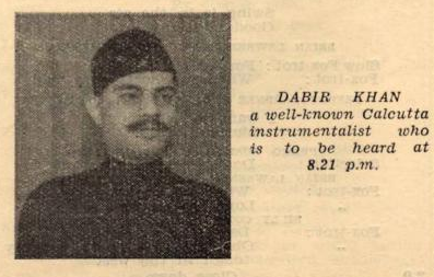 10. Ustad Dabir Khan 1938. Rudra-veena player and vocalist of exquisite lyricism and stateliness, learnt from his grandfather, the legendary Wazir Khan. 
