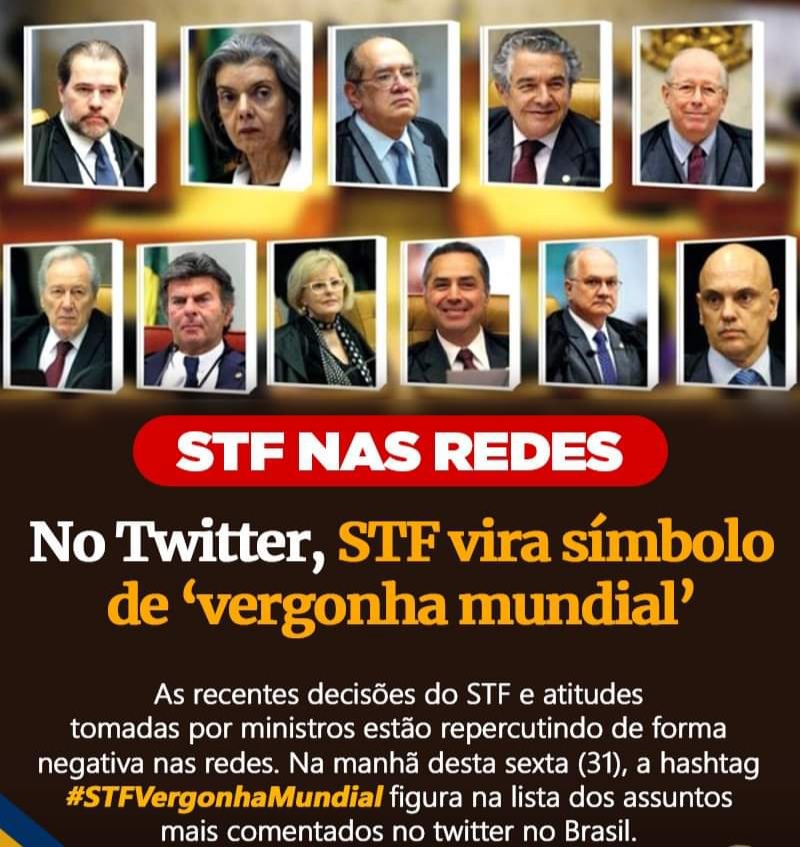 Emerson_sincero's tweet photo. Canalhas, mil vezes canalhas, mandem bloquear minhas contas também seus abutres, bandidos de toga, lixo lixo lixo #STFVergonhaMundial https://t.co/KoHMREHQEN