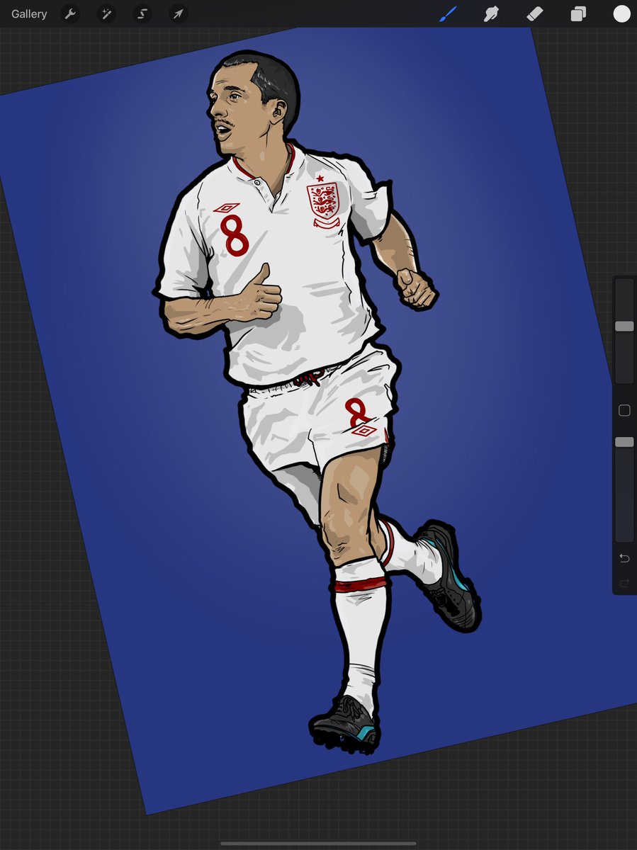 StuieHayllor's tweet photo. Clearing out some of the random stuff on my iPad and found this little scribble from a while ago. #EnglandLegend #ThatTash https://t.co/YvdUT1ETrg