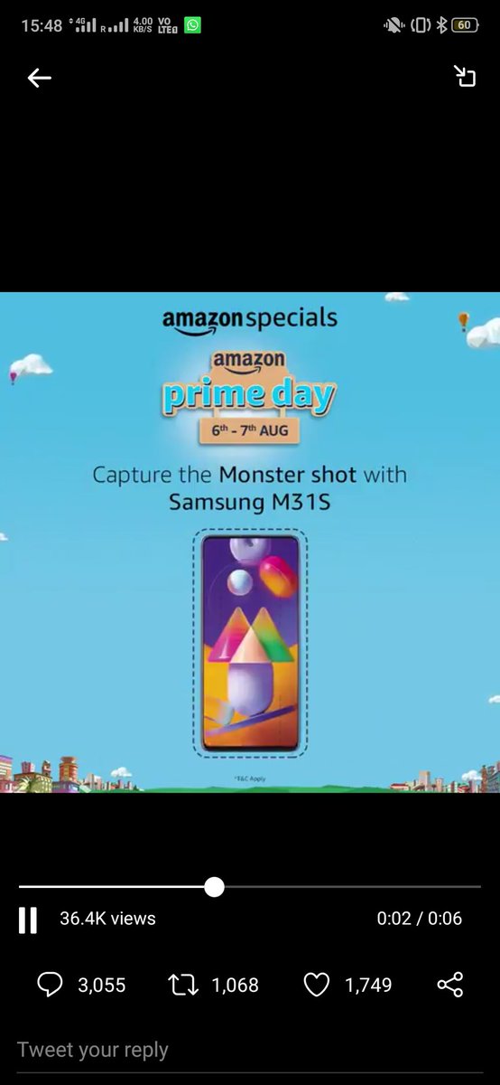 VysakhChithranA's tweet photo. @amazonIN https://t.co/JcXxJVGYwz