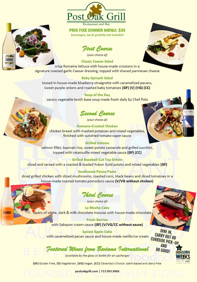 Introducir 89+ imagen post oak bar & grill Viaterra.mx