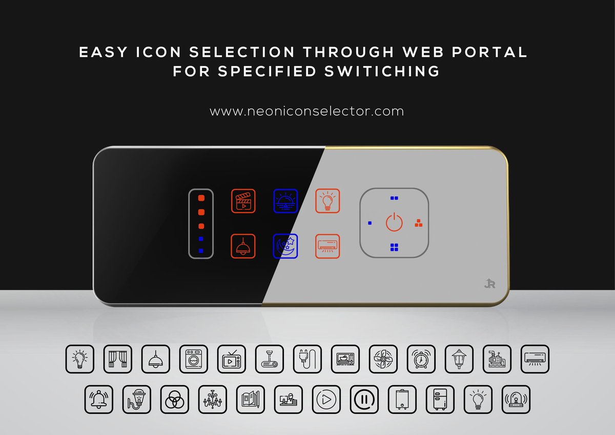 automation_jr's tweet image. Finally! we are so near to launch #NeonSeries in couple of days.
Make your customize panel as per your requirement.
Get more information please visit 
jrautotech.com
#XBox #NeonSeries #vocalforlocal #madeinindia #automation #homeautomation #SmartHome