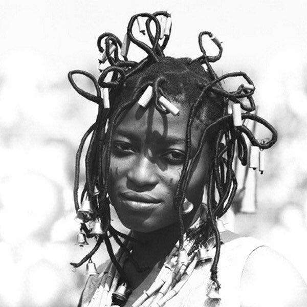 Pre-colonial hairstyles worn by the Yoruba revolved around the idea that the higher the hair was, the closer an individual is to the divine. Photographer J.D. ‘Okhai Ojeikere largely documnted Yoruba hairstyles worn by women in Nigeria in the 60’s.